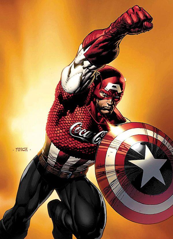 ¿Marcas patrocinando superhéroes?|Capitan America