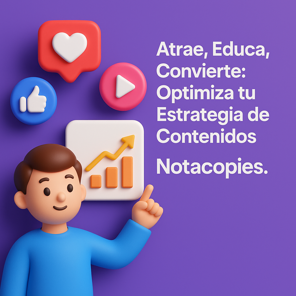 Featured image for “Atrae, Educa, Convierte: Optimiza tu Estrategia de Contenidos con Notecopies”