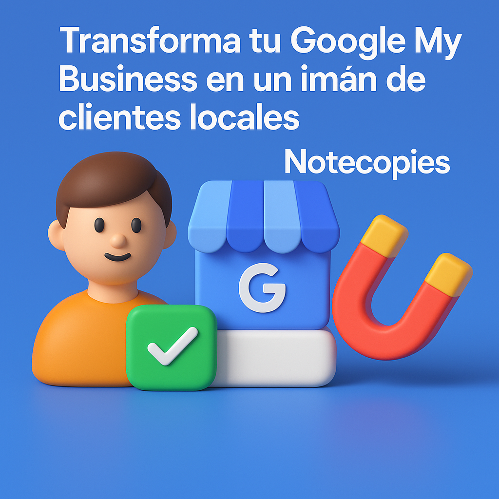 Featured image for “Transforma tu Google My Business en un imán de clientes locales con Notecopies”