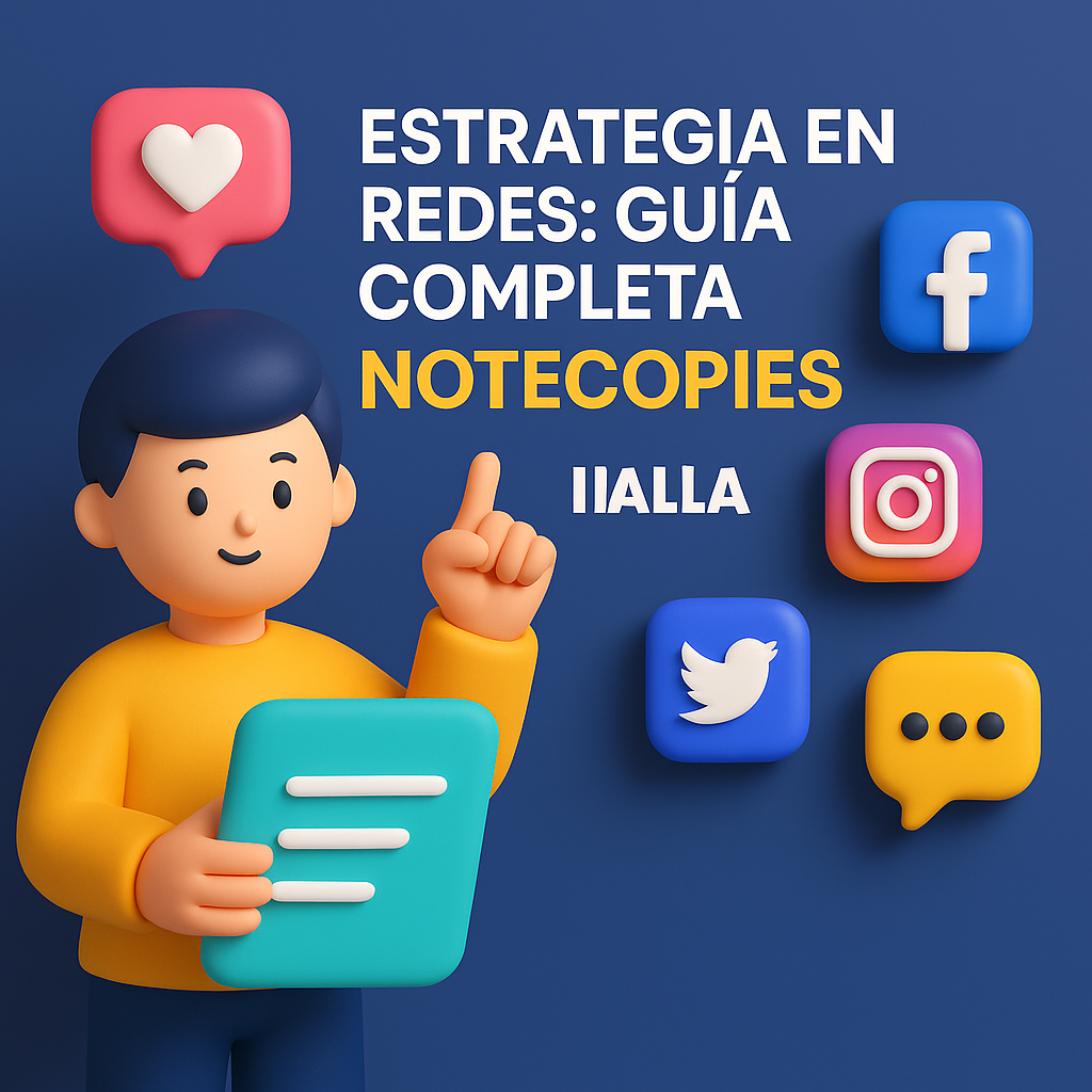 Featured image for “Estrategia en Redes: Guía Completa de Notecopies para Elegir Plataformas Ideales”