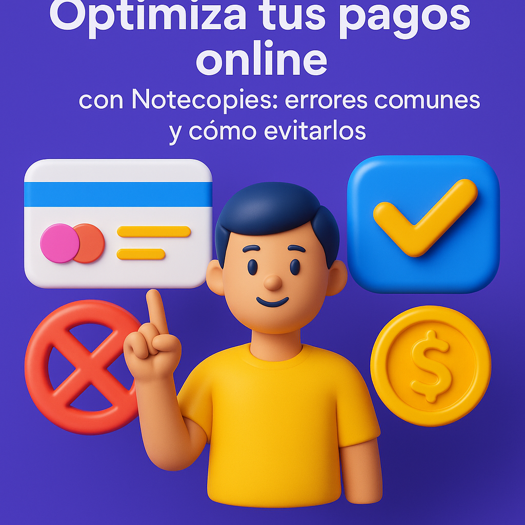 Featured image for “Optimiza tus pagos online con Notecopies: errores comunes y cómo evitarlos”