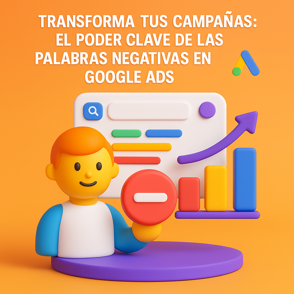 Featured image for “Transforma tus Campañas: El Poder Clave de las Palabras Negativas en Google Ads”