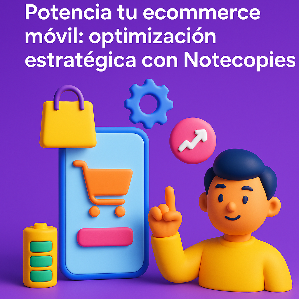 Featured image for “Potencia tu ecommerce móvil: optimización estratégica con Notecopies”