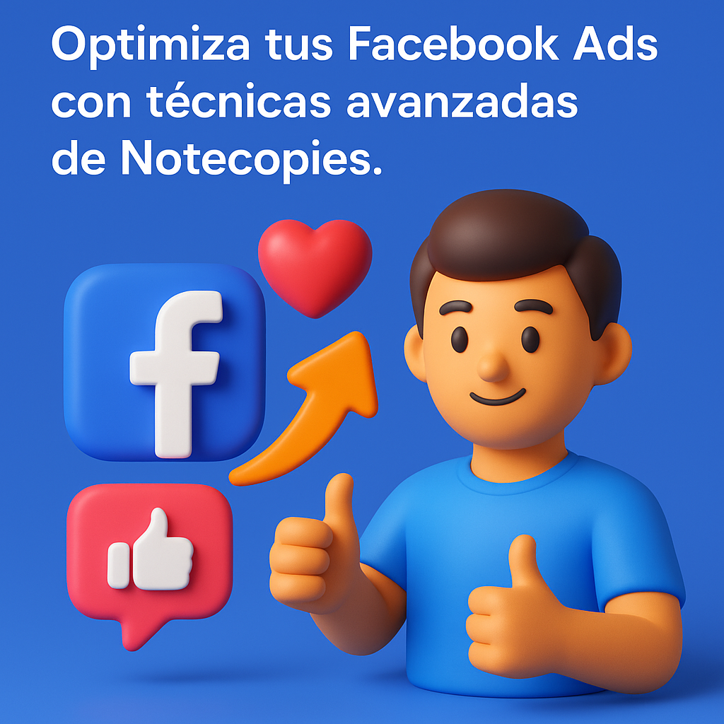 Featured image for “Optimiza tus Facebook Ads con técnicas avanzadas de Notecopies”