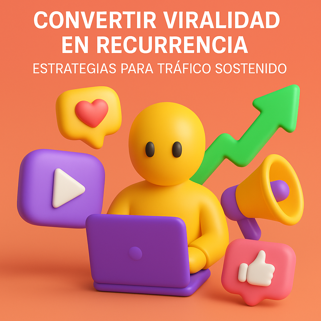 Featured image for “Convertir Viralidad en Recurrencia: Estrategias Para Tráfico Sostenido”