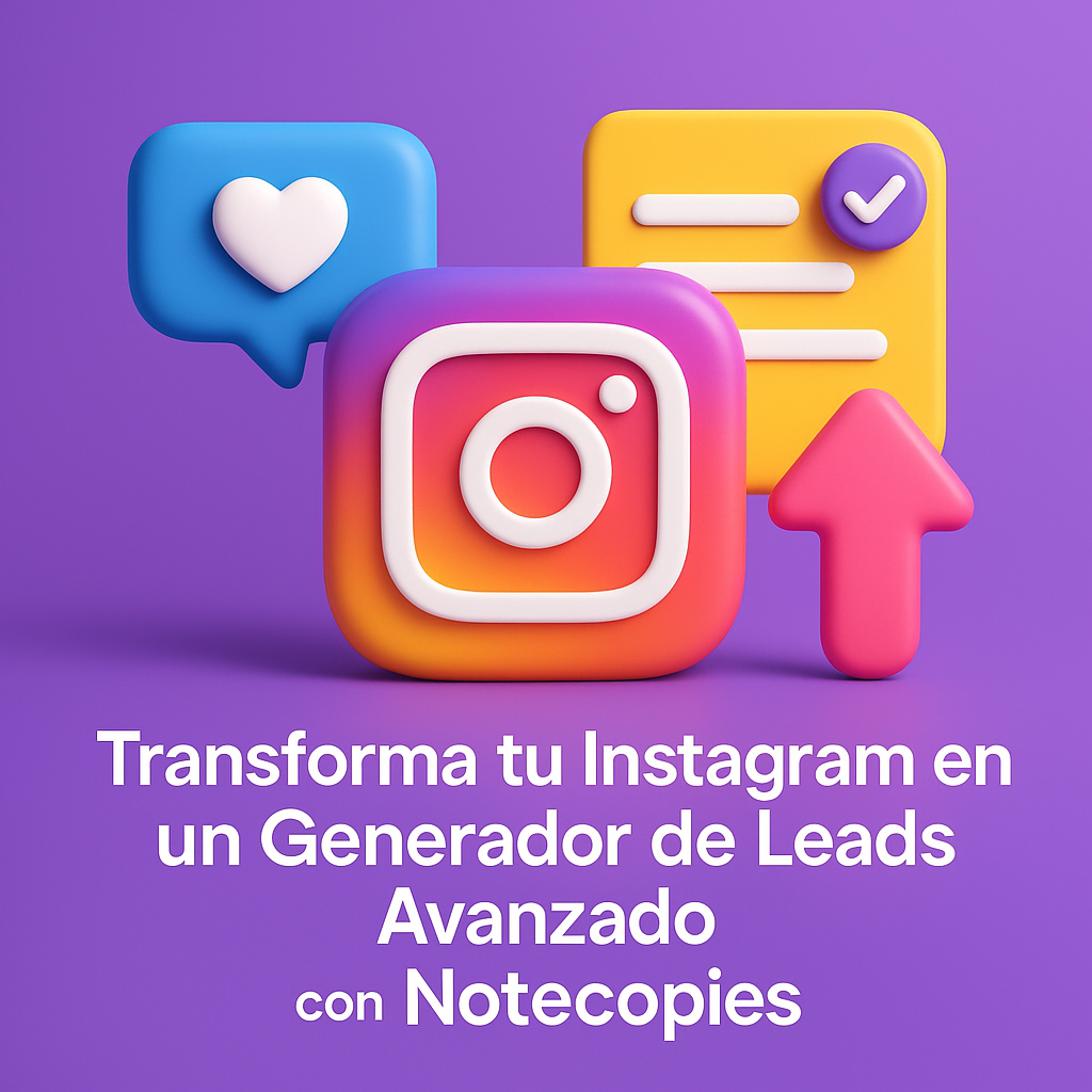 Featured image for “Transforma tu Instagram en un Generador de Leads Avanzado con Notecopies”